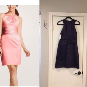 NWT David’s Bridal Bridesmaid Dress, Purple, 10